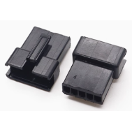 Carca&ccedil;a para conector Dupont f&ecirc;mea 5 posi&ccedil;&otilde;es, passo 2,54 mm, preta (PC)