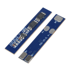 2 conjuntos de packs de bateria de l&iacute;tio 7,4V/8,4V com placa de prote&ccedil;&atilde;o 3A, pode evitar sobrecarga e descarga
