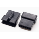 Alojamento Dupont f&ecirc;mea 6 vias passo 2,54 mm preto (PC) - Thumb - 1
