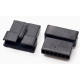 Housing Dupont f&ecirc;mea passo 2,54 mm 7 vias preto (PC) - Thumb - 1