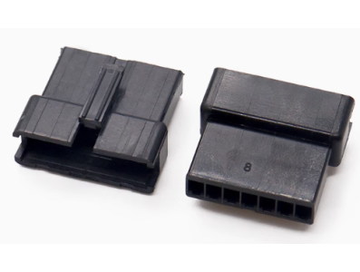 Housing Dupont f&ecirc;mea passo 2,54 mm 7 vias preto (PC) - Imagem 1