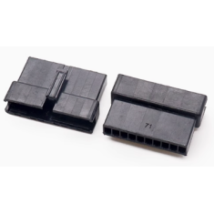 Carca&ccedil;a para conector Dupont f&ecirc;mea 2,54 mm 11 vias preta (PC)