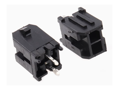Conector 5557 dupla fileira, passo 3,0 mm, pinos pequenos 2x1P, housing Dupont preto (PC) - Imagem 1