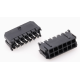 Conector dupla fila 2x6 pinos pequenos, passo 3,0 mm para PCB, 5557, carca&ccedil;a Dupont preta (PC) - Thumb - 1