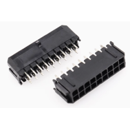 Conector para PCB dupla fileira 3,0 mm passo 2x9 pinos 5557, housing Dupont preto (PC)