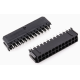 Conector de fileira dupla 5557 2x12 pinos, passo 3,0 mm para PCB, carca&ccedil;a Dupont preta (PC) - Thumb - 1