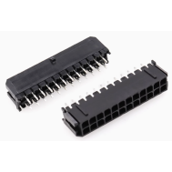 Conector de fileira dupla 5557 2x12 pinos, passo 3,0 mm para PCB, carca&ccedil;a Dupont preta (PC)