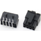 Conector de dupla fileira 3,0 mm para PCB 5557 pinos pequenos 2x4 com carca&ccedil;a Dupont preta (PC) - Thumb - 1