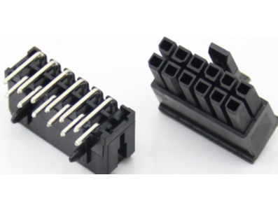 Alojamento Dupont preto (PC) para conector PCB 2x6 pinos (2 fileiras), passo 3,0 mm, 5557 - Imagem 1
