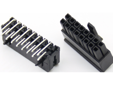 Conector para PCB 2x8 pinos pequenos 3,0 mm pitch dupla fileira 5557 Housing Dupont preto (PC) - Imagem 1