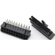 Conector de 2 fileiras 3,0 mm passo para PCB 2&times;10 pinos 5557, carca&ccedil;a Dupont preta (PC) - Thumb - 1