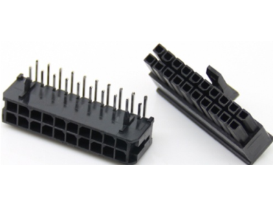 Conector de 2 fileiras 3,0 mm passo para PCB 2&times;10 pinos 5557, carca&ccedil;a Dupont preta (PC) - Imagem 1