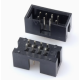 Conector soquete DC3-8P 2,54 mm agulha reta, carca&ccedil;a Dupont preta (PC) - Thumb - 1