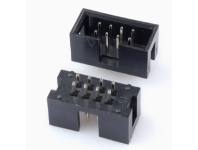Conector soquete DC3-8P 2,54 mm agulha reta, carca&ccedil;a Dupont preta (PC) - Imagem 1