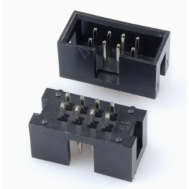 Conector soquete DC3-8P 2,54 mm agulha reta, carca&ccedil;a Dupont preta (PC)