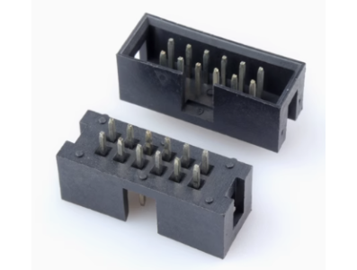 Conector header soquete com pinos retos 2,54 mm DC3-12P, housing Dupont preto (PC) - Imagem 1