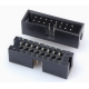 Conector header DC3-16P 2,54 mm com agulhas retas, housing Dupont preto (PC) - Thumb - 1