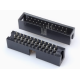 Conector soquete (header) DC3-24P 2,54 mm, agulha reta, housing Dupont preto (PC) - Thumb - 1