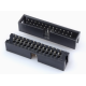 Conector Header Soquete DC3-26P 26 pinos 2,54 mm reto Housing Dupont preto (PC) - Thumb - 1