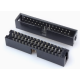 Conector header DC3-30P 30 pinos 2,54 mm soquete reto tipo agulha alojamento Dupont preto (PC) - Thumb - 1