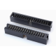 Conector Soquete Header DC3-34P 34 pinos 2,54 mm agulha reta carca&ccedil;a Dupont preta (PC) - Thumb - 1