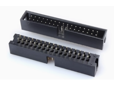 Conector Soquete Header DC3-34P 34 pinos 2,54 mm agulha reta carca&ccedil;a Dupont preta (PC) - Imagem 1