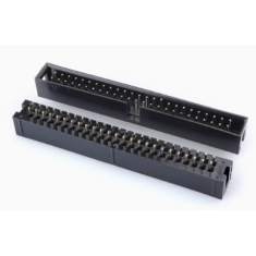 DC3-50P Conector Socket Header Reto 50 pinos 2,54 mm Housing Dupont Preto (PC)