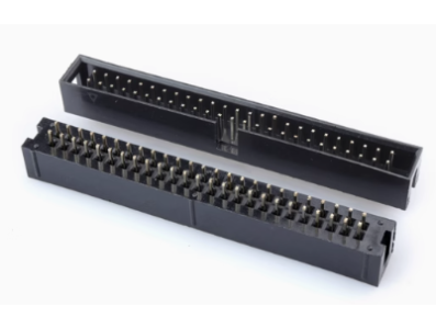 DC3-50P Conector Socket Header Reto 50 pinos 2,54 mm Housing Dupont Preto (PC) - Imagem 1
