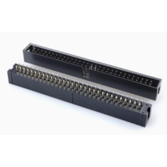 Conector Socket Header DC3-60P 2,54 mm Agulha Reta Housing Dupont Preto (PC)