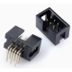 Conector soquete header DC3-6P 2,54 mm, agulha curva, Housing Dupont preto (PC) - Thumb - 1