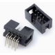 Conector Header Socket DC3-8P 2,54 mm Agulha Curvada, Housing Dupont Preto (PC) - Thumb - 1