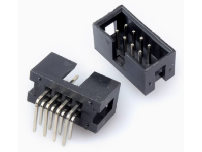 Conector Header Socket DC3-8P 2,54 mm Agulha Curvada, Housing Dupont Preto (PC) - Imagem 1