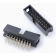 Conector DC3-20P 20 posi&ccedil;&otilde;es 2,54 mm com soquete e agulha curva, housing DuPont preto (PC) - Thumb - 1
