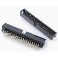 Conector header soquete DC3-40P 2,54 mm com agulha curvada, carca&ccedil;a Dupont preta (PC)