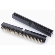 Conector soquete DC3-60P 2,54 mm com agulha curvada, housing Dupont preto (PC)
