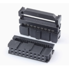 Conector IDC FC-18P 2,54 mm, Housing Dupont Preto (PC)