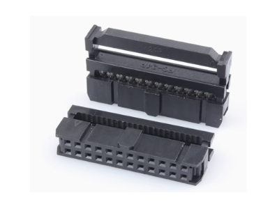 Conector IDC FC-24P 2,54 mm, carca&ccedil;a Dupont preta (PC) - Imagem 1