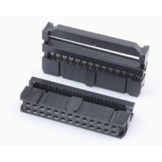 Conector IDC 26 pinos FC-26P 2,54 mm, carca&ccedil;a Dupont preta (PC)
