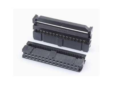 Conector IDC FC-30P 30 pinos 2,54 mm, carca&ccedil;a Dupont preta em PC - Imagem 1