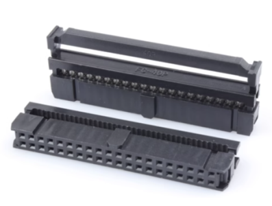 Conector IDC FC-40P 40 pinos 2,54 mm Carca&ccedil;a Dupont preta (PC) - Imagem 1