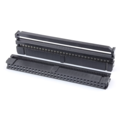 FC-60P Conector IDC 2,54 mm (socket) com housing Dupont preto em PC