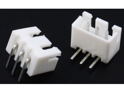 Conector JST XH 2,54 mm 3 pinos com pinos dobrados - Imagem 1
