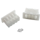 Carca&ccedil;a para conector macho pl&aacute;stica branca 1,25 mm 4 posi&ccedil;&otilde;es - Thumb - 1