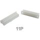Carca&ccedil;a pl&aacute;stica branca para conector 1,25 mm 11 pinos - Thumb - 1