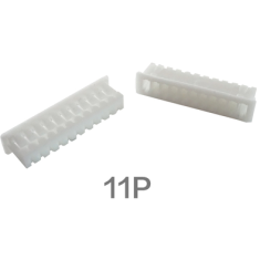 Carca&ccedil;a pl&aacute;stica branca para conector 1,25 mm 11 pinos