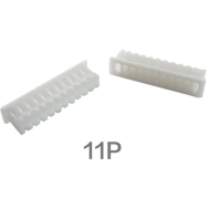 Carca&ccedil;a pl&aacute;stica branca para conector 1,25 mm 11 pinos