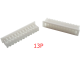 Carca&ccedil;a para conector macho em pl&aacute;stico branco 1,25 mm 13 posi&ccedil;&otilde;es - Thumb - 1