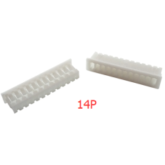 Carca&ccedil;a para conector macho 14 pinos 1,25 mm branca (pl&aacute;stico)