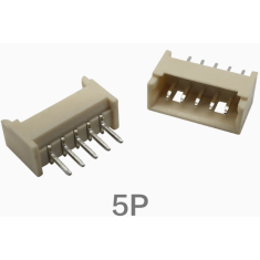 Conector reto 1,25 mm 5 pinos tipo agulha