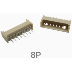 Conector reto de agulha 1,25 mm 8 pinos